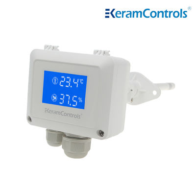 4-20mA LCD Display Temperature Humidity Transmitter Untuk Hvac