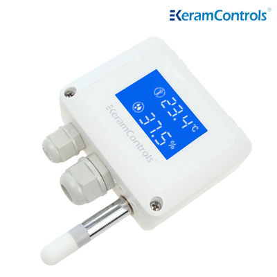 3 Wire Temperature Humidity Transmitter Sistem HVAC Sensor Suhu Digital