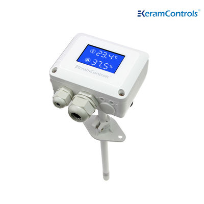 Sensor suhu kelembaban kelas industri serbaguna -40C · · · 80C Untuk instalasi dinding / saluran