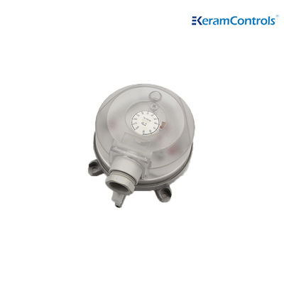 IP54 30-300Pa Air Differential Pressure Switch Untuk AC