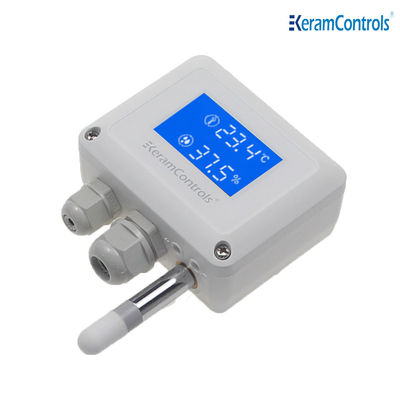 Pemancar Kelembaban Suhu Saluran Dengan Sensor Presisi Tinggi Kontrol Utama 4～20mA