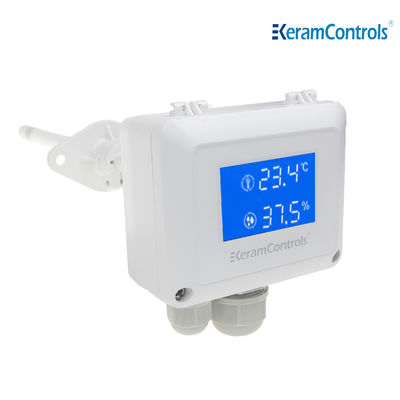 Pemancar Kelembaban Suhu Saluran Dengan Sensor Presisi Tinggi Kontrol Utama 4～20mA