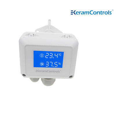 Pemancar Kelembaban Suhu Saluran Dengan Sensor Presisi Tinggi Kontrol Utama 4～20mA