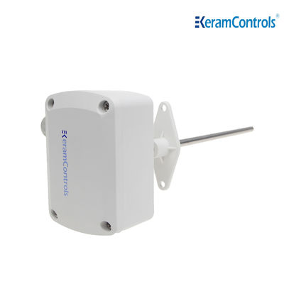 Sensor suhu yang dipasang pada saluran dengan probe panjang 65mm