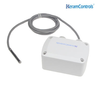 Dustproof IP65 Sensor Suhu Kamar Monitor 2 Sambungan Kabel