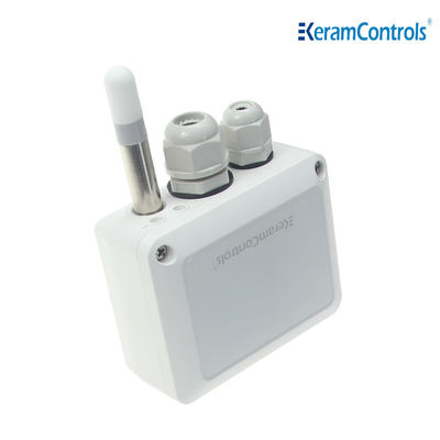 Air Duct Mounted Pressure Humidity Dan Sensor Suhu 16-30V