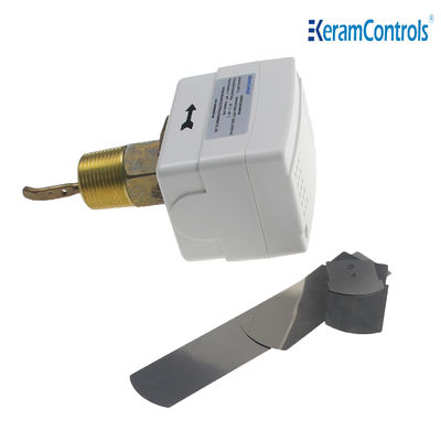 OEM IP65 Brass Liquid Flow Switches 24V 15A Untuk Pemanasan AC