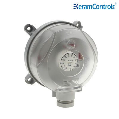 Saklar Tekanan Diferensial Udara 50-500Pa HVAC Dapat Disesuaikan Untuk Pendingin Udara