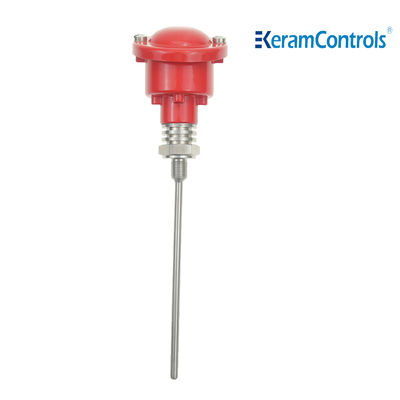 0-10V IP65 Pemancar Sensor Suhu PT100 Untuk Air Atau Minyak PT500 PT1000