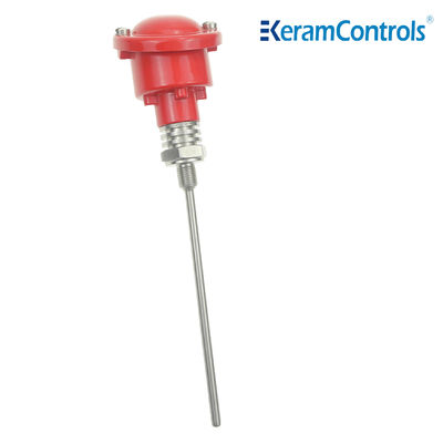 0-10V IP65 Pemancar Sensor Suhu PT100 Untuk Air Atau Minyak PT500 PT1000