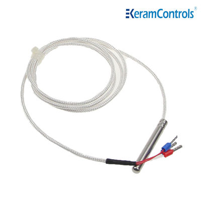 PT100 PT1000 Sensor Suhu Tahan Air 3 Kawat 30mm