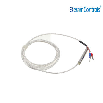 Silicone PT1000 PT100 Sensor Suhu 3 Kawat