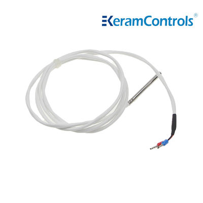 PTFE PT100 PT1000 Sensor Suhu Tahan Air 2 Kawat