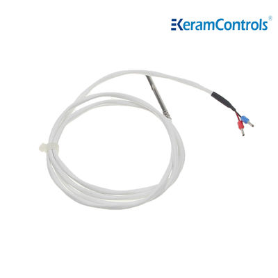PTFE PT100 PT1000 Sensor Suhu Tahan Air 2 Kawat