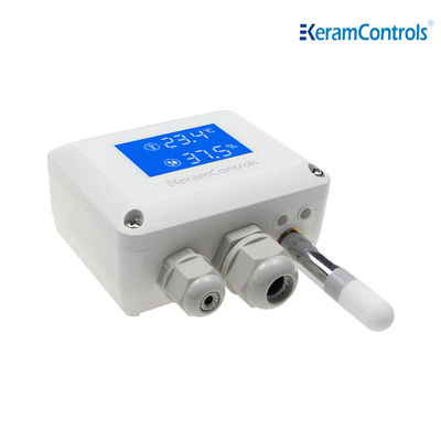 Pemancar Kelembaban Suhu Saluran Dengan Sensor Presisi Tinggi Kontrol Utama 4～20mA