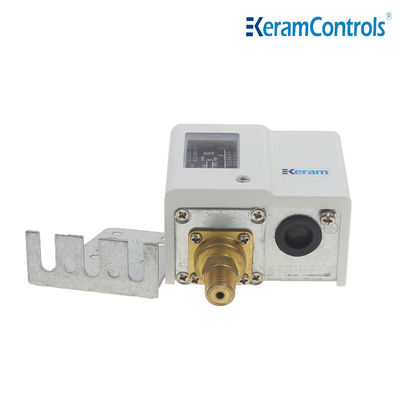 Keram Kontrol Adjustable Tekanan Switch Sensor Untuk Tekanan Monitoring Media Udara atau Cairan Max Tegangan 250V