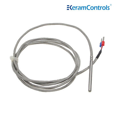 PT100 PT1000 Sensor Suhu Tahan Air 3 Kawat 30mm