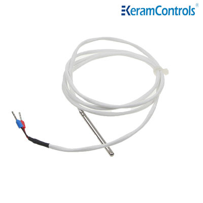 Sensor Suhu Tahan Air 6mm 40mm 50mm 5k 10k PT100 PT1000 NTC