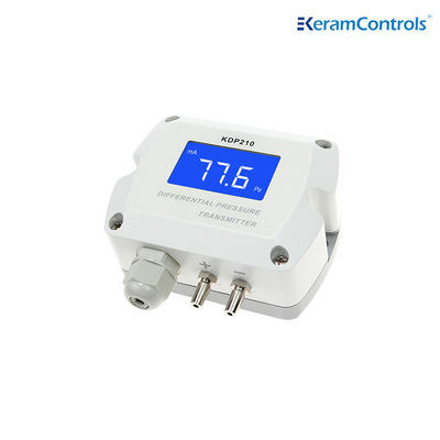 0-±500pa Sensor Tekanan Diferensial Putih Untuk Kontrol Tekanan HVAC