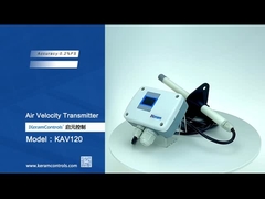 -20~+70℃ Pemancar Kecepatan Udara Untuk Sistem Volume Udara Variabel